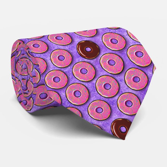 Doughnut Dreaming Tie (Rolled)