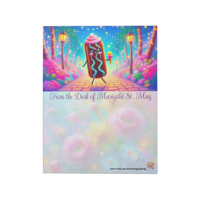 Doughnut Dreams Notepad (Rotated)