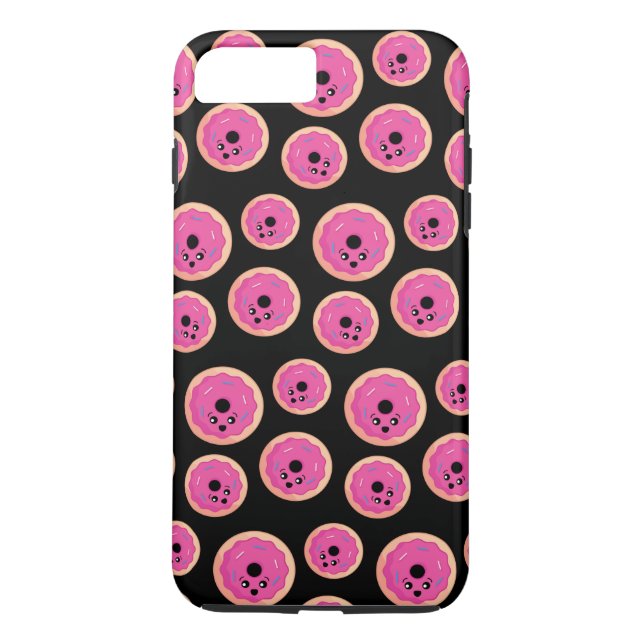 Doughnut Face Kawaii Food Art Case-Mate iPhone Case (Back)