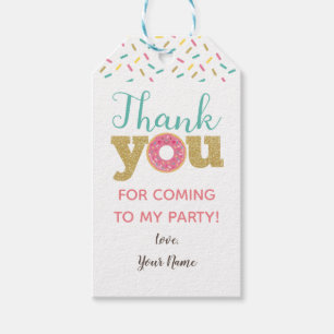 Doughnut Favour Tags