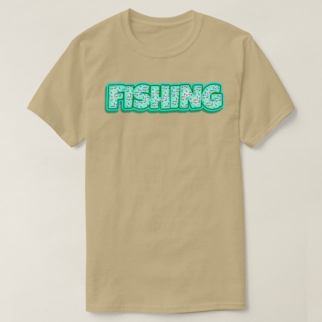 Doughnut Fishing Baker Doughnuts Lover Baking Fish T-Shirt (Design Front)