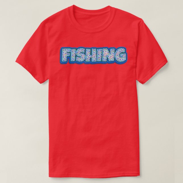 Doughnut Fishing Baker Doughnuts Lover Baking Fish T-Shirt (Design Front)