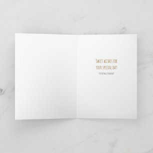 Doughnut Folded Birthday Card 