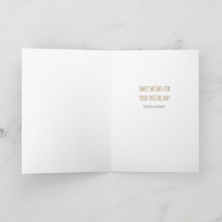 Doughnut Folded Birthday Card 