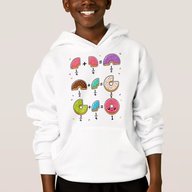 Doughnut Fractions Learning Math Humour (Front)