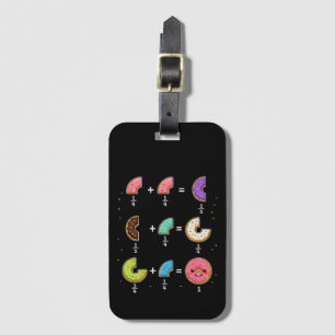 Doughnut Fractions Learning Math Humour Luggage Tag