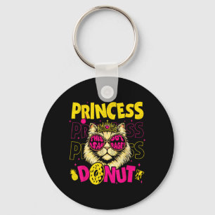 Doughnut Funny Book Lover for Men Woman Key Ring