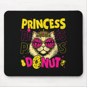 Doughnut Funny Book Lover for Men Woman Mouse Mat