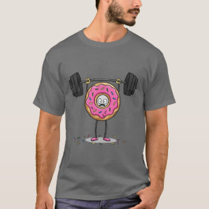Doughnut Gains Gym Humour T-Shirt