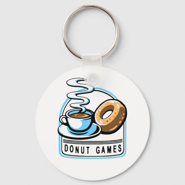 Doughnut Games Keychain (Front)