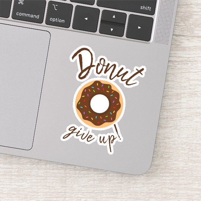 Doughnut Give Up Chocolate With Rainbow Sprinkles (Detail)