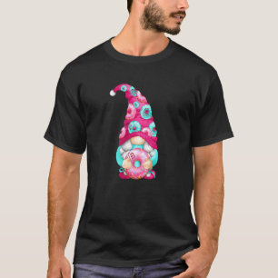 Doughnut Gnome With Cute Pattern For Gardener And T-Shirt