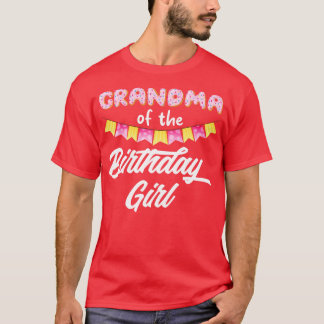 Doughnut Grandma Of The Birthday Girl T-Shirt
