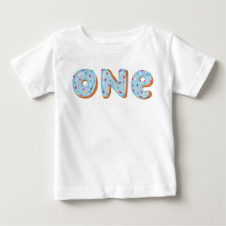 Doughnut Grow Up First birthday one Baby T-Shirt