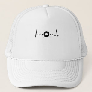 Doughnut Heartbeat Foodie Doughnut Gifts Trucker Hat