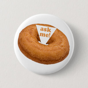Doughnut Humour custom button