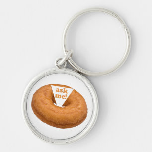 Doughnut Humour custom key chain