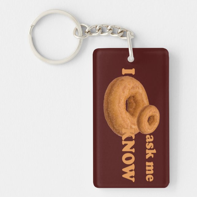 Doughnut Humour custom key chain (Front)
