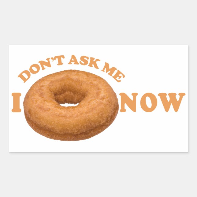 Doughnut Humour custom stickers (Front)