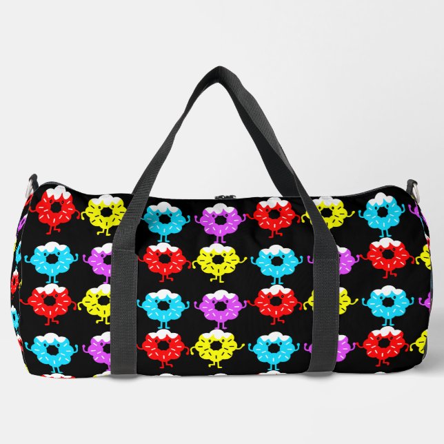 Doughnut Inspired Gift Duffle Bag (Front)