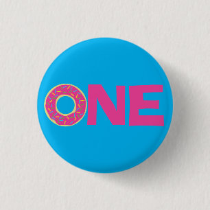 Doughnut Kid's Birthday Party Cute 3 Cm Round Badge