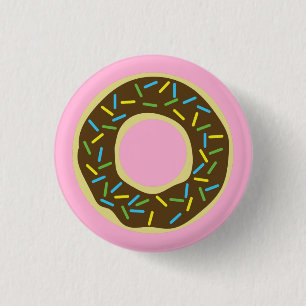 Doughnut Kid's Birthday Party Cute 3 Cm Round Badge