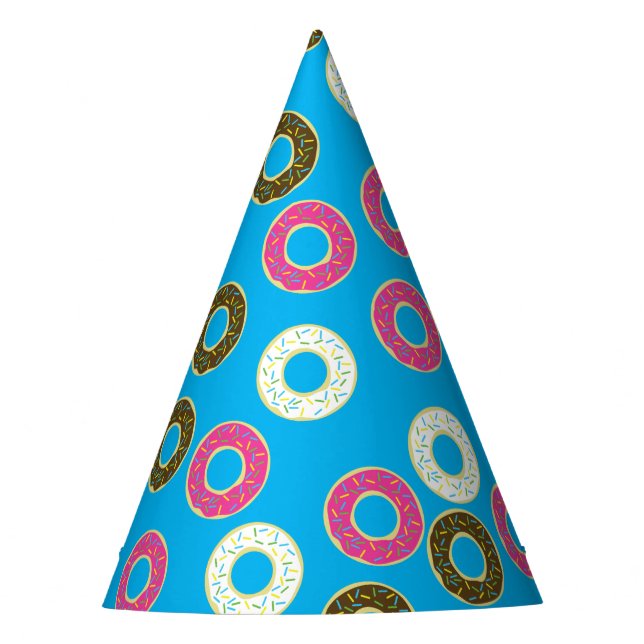 Doughnut Kid's Birthday Party Cute Party Hat (Front)