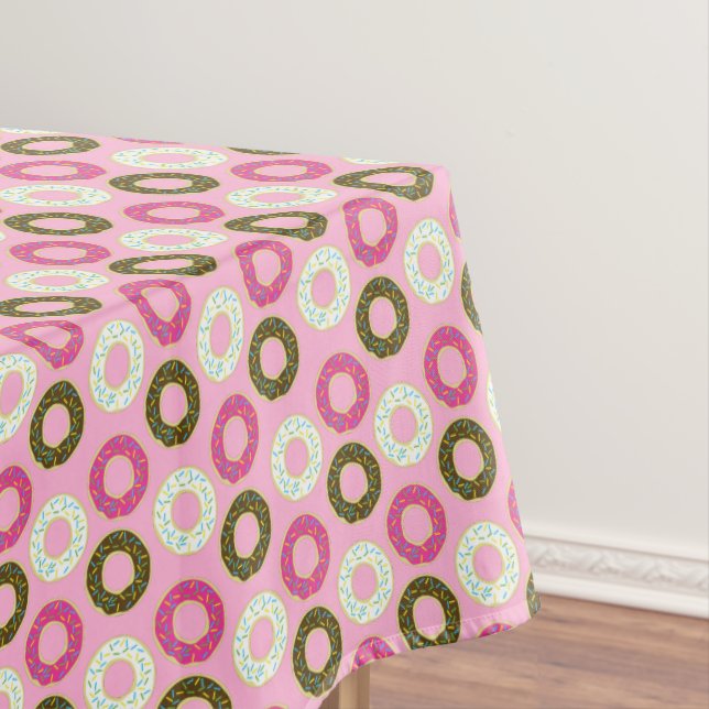 Doughnut Kid's Birthday Party Cute Tablecloth (In Situ)