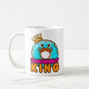 Doughnut King Doughnut Lover Men Boys Coffee Mug