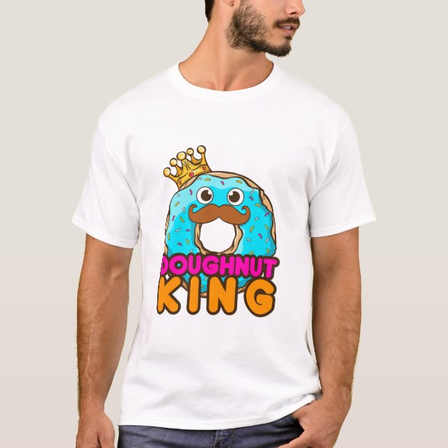 Doughnut King Doughnut Lover Men Boys T-Shirt (Front)