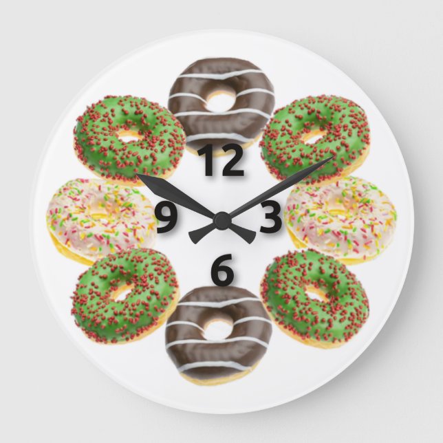 Doughnut Large Clock (Front)