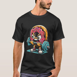 Doughnut Lifting Weights Funny Gym Workout Weightl T-Shirt