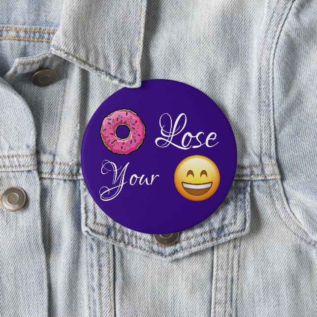 Doughnut Lose Your Smile Button (In Situ)
