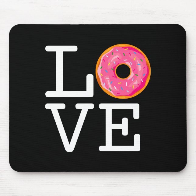 Doughnut Love  Mouse Mat (Front)