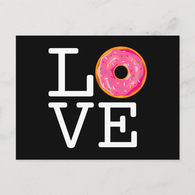 Doughnut Love Postcard (Front)