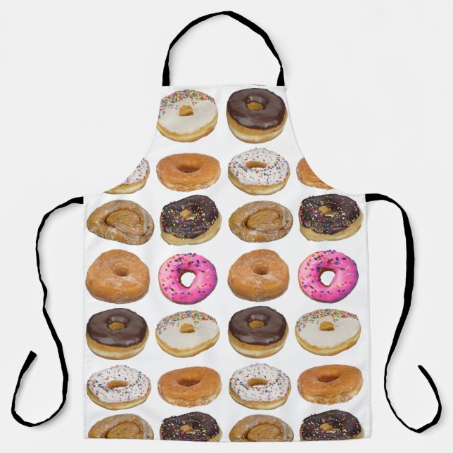 Doughnut Lover or Maker Doughnuts Bakery Apron (Front)