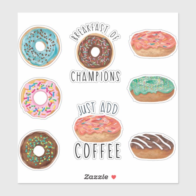 Doughnut Lover Sticker Sheet (Sheet)