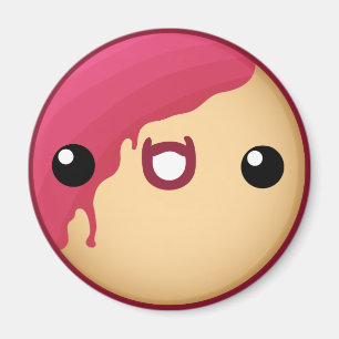 Doughnut Magnet Red