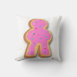 Doughnut Meeple Fun Board Game Artsy Design Cushion