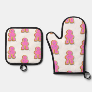 Doughnut Meeple Fun Board Game Piece Art Oven Mitt & Pot Holder Set