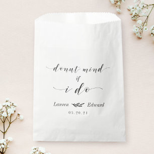 Doughnut Mind If I Do Wedding Doughnut Favour Bags