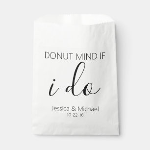 Doughnut mind if I  do wedding favour candy Custum Favour Bags