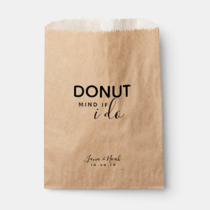 Doughnut Mind If I Do Wedding Treat Favours Favour Bags