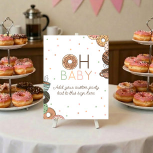 Doughnut Oh Baby Add Your Text Printable Sign