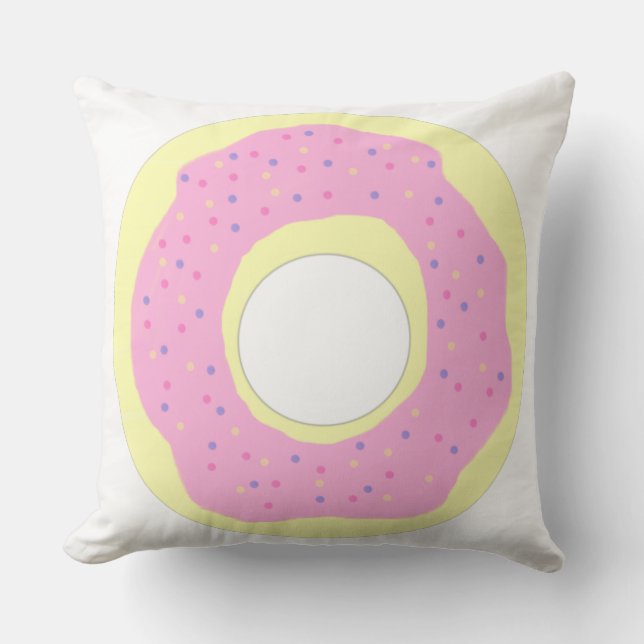 doughnut painting art cushion (Front)