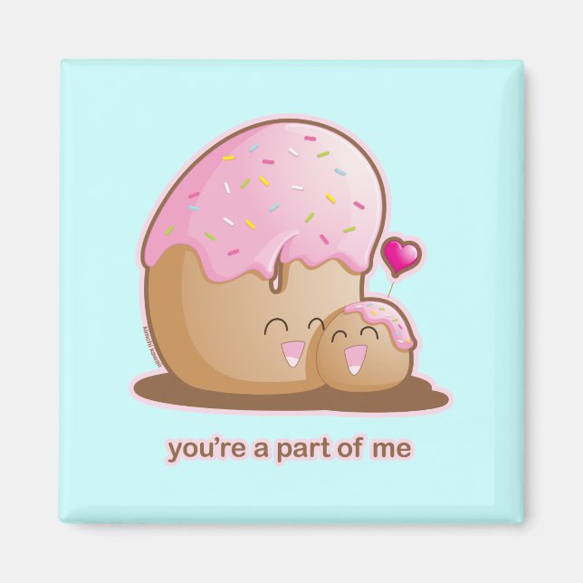 Doughnut Pair Magnet (Front)