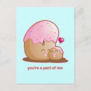 Doughnut Pair Postcard
