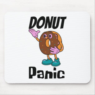 Doughnut panic doughnut mouse pad