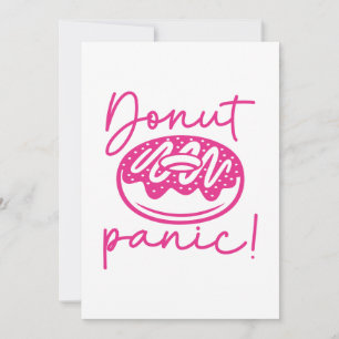 Doughnut Panic Thank You Card