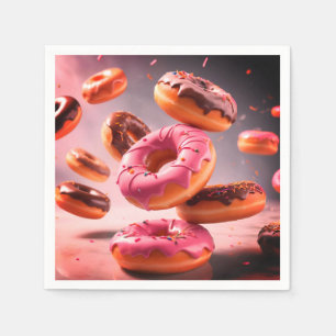 Doughnut Paper Party Napkins